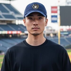 Milwaukee Brewers Navy 47 Brand Clean Up Dad Hat